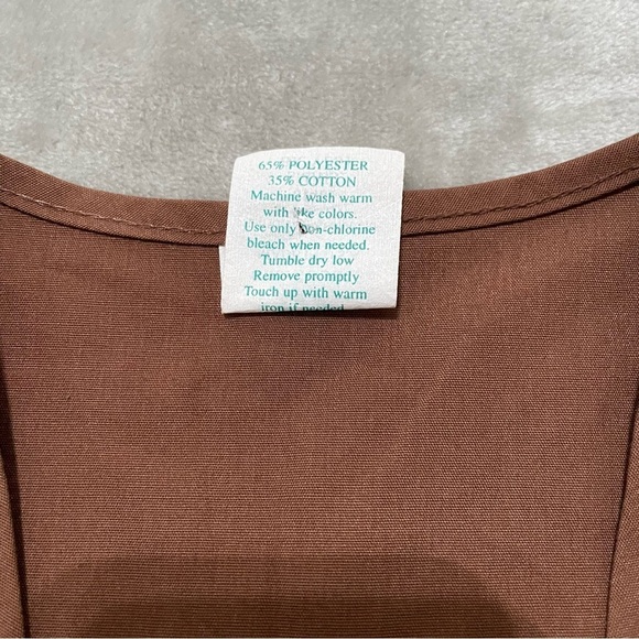 Girl Scouts 3 Piece Brownie Uniform-Vest, Skort and Pants Size Small - Picture 4 of 16